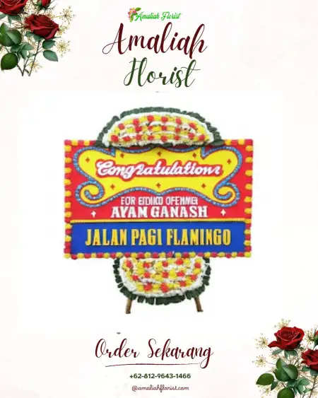Sewa Papan Bunga Gedung Pemuda Cibinong
